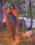 Paul Gauguin tbe magician of hiva oa USA oil painting artist
